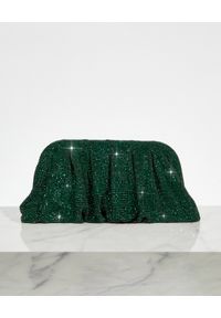 BENEDETTA BRUZZICHES - Zielona kopertówka z kryształów Venus Emerald Large. Kolor: zielony. Wzór: aplikacja #5