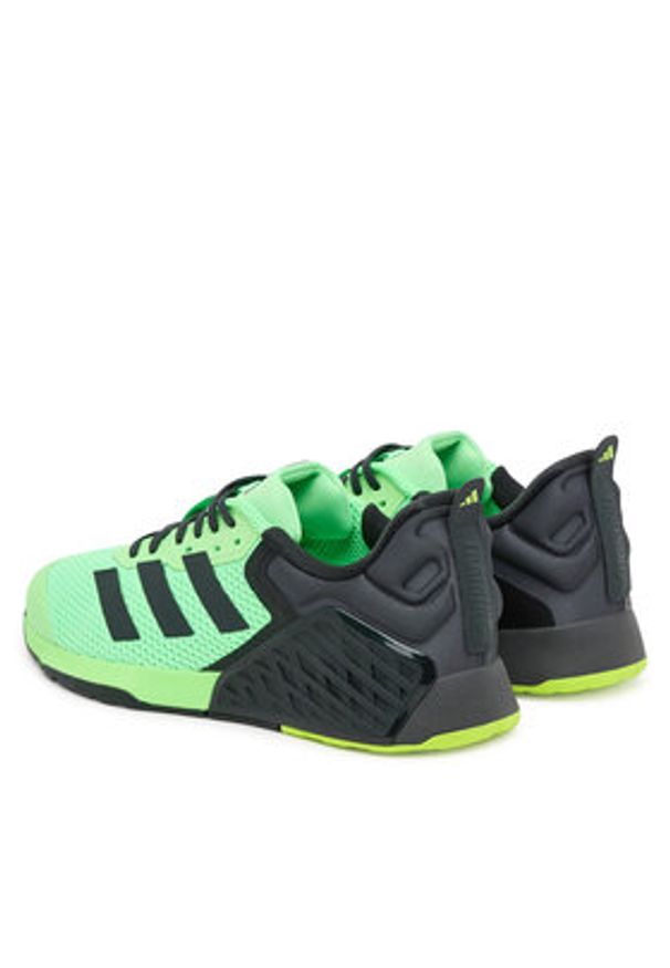 Adidas - adidas Buty na siłownię Dropset 3 strength training JR1668 Zielony. Kolor: zielony. Materiał: materiał. Sport: fitness