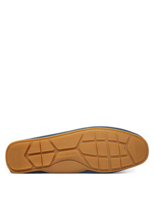 TOMMY HILFIGER - Tommy Hilfiger Mokasyny Core Hilfiegr Suede Driver FM0FM05789 Niebieski. Kolor: niebieski. Materiał: skóra, zamsz