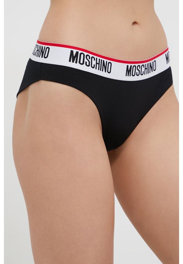 Moschino Underwear - Figi (2-pack). Kolor: czarny