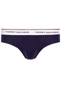 TOMMY HILFIGER - Tommy Hilfiger Komplet 3 par slipów 3p Brief 1U87903766 Granatowy. Kolor: niebieski. Materiał: bawełna #6