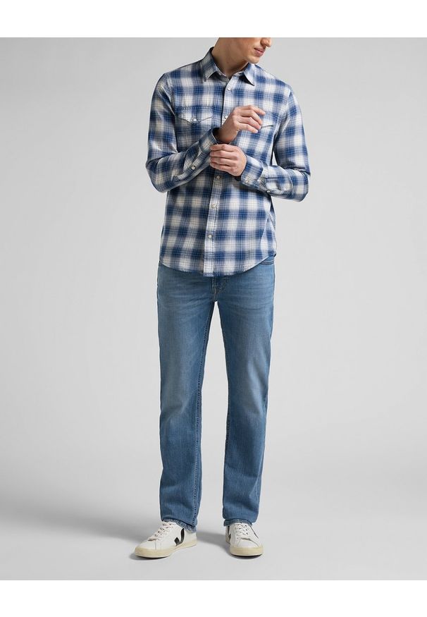 Lee - LEE DAREN ZIP FLY MĘSKIE SPODNIE JEANSOWE WORN IN CODY L707NLLT 112145463