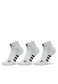 Adidas - adidas Skarpety wysokie unisex Performance Light Mid-Cut Socks 3 Pairs HT3445 Biały. Kolor: biały. Materiał: syntetyk #4