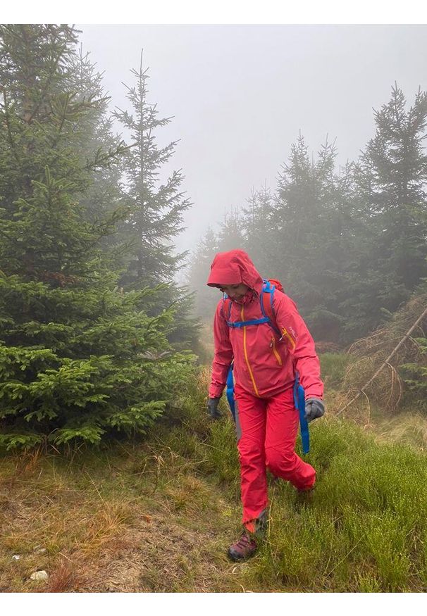 Spodnie trekkingowe Extendo damskie Milo Vino Lady. Kolor: czerwony, wielokolorowy, szary. Materiał: tkanina