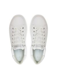 Karl Lagerfeld - KARL LAGERFELD Sneakersy Kapri KL62548F Biały. Kolor: biały. Materiał: skóra #5