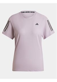 Adidas - adidas Koszulka techniczna Own The Run IN1595 Fioletowy Regular Fit. Kolor: fioletowy. Materiał: syntetyk. Sport: bieganie #7