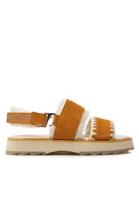EMU Australia Sandały Montobello W13057 Żółty. Kolor: żółty. Materiał: skóra