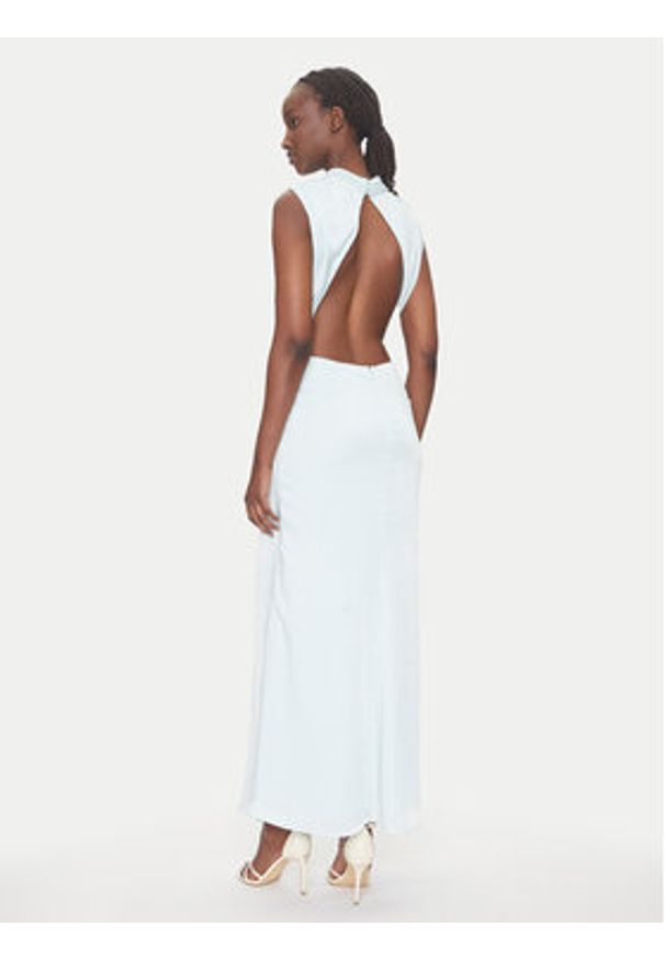 BARDOT - Bardot Sukienka wieczorowa 59868DB Błękitny Regular Fit. Kolor: niebieski. Materiał: syntetyk. Styl: wizytowy