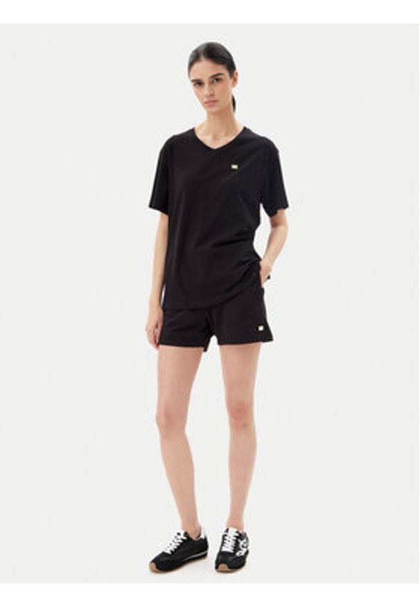 EA7 Emporio Armani Szorty sportowe 7W000079 AF13135 UC001 Czarny Regular Fit. Kolor: czarny. Materiał: bawełna