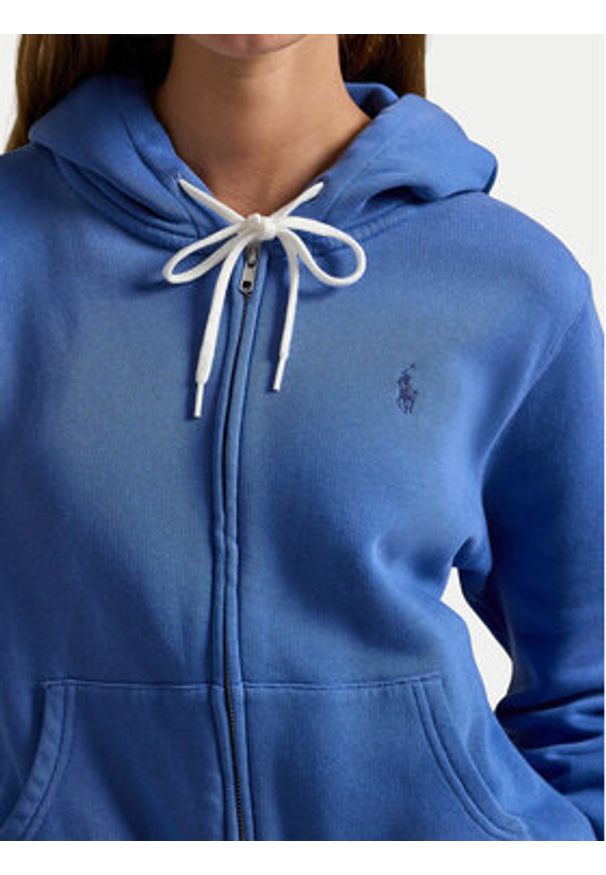 Polo Ralph Lauren Bluza 211971699502 Niebieski Relaxed Fit. Typ kołnierza: polo. Kolor: niebieski. Materiał: bawełna