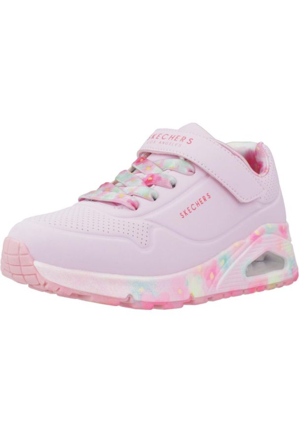 skechers - Tenisówki Skechers Model Fresh Blooms Kolor Rose. Kolor: różowy. Materiał: syntetyk, materiał. Model: Skechers Sport. Sport: turystyka piesza