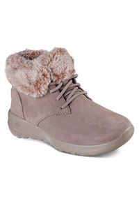 skechers - Skechers Botki On-The-Go Joy Plush Dreams 144042/DKTP Różowy. Kolor: różowy. Materiał: materiał #5
