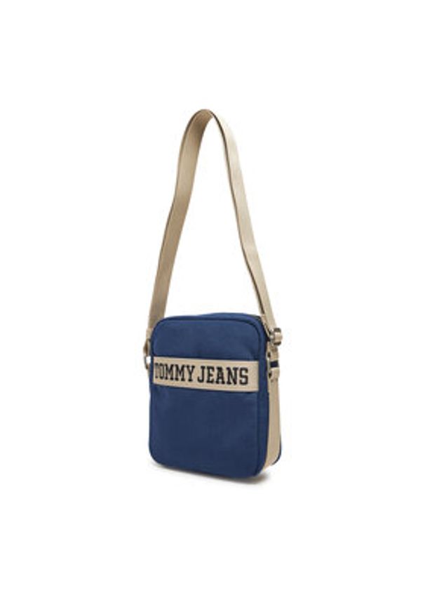 Tommy Jeans Saszetka Retro Cool Reporter AM0AM13277 Granatowy. Kolor: niebieski. Materiał: materiał