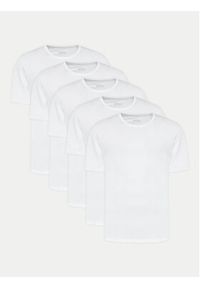 BOSS - Boss Komplet 5 t-shirtów Authentic 50475392 Biały Regular Fit. Kolor: biały. Materiał: bawełna #6