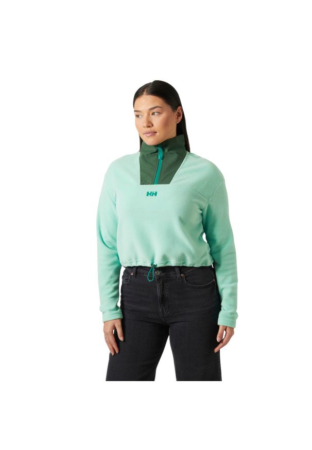 Damski krótki polar Helly Hansen Daybreaker. Kolor: niebieski. Materiał: polar. Długość: krótkie. Sport: turystyka piesza