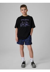 4f - 4F Spodenki plażowe boardshorty chłopięce - multikolor 158/164 (12-14 lat). Kolor: wielokolorowy. Materiał: włókno #1