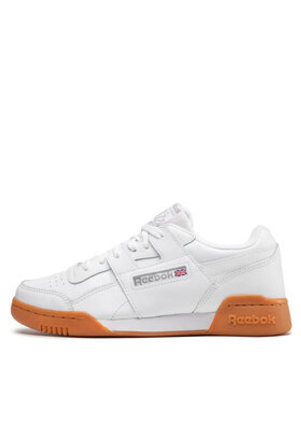 Reebok Sneakersy Workout Plus CN2126 Biały. Kolor: biały. Materiał: skóra. Model: Reebok Workout