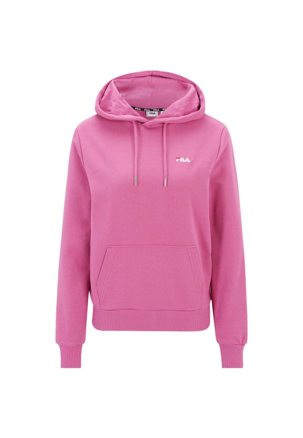 Bluza damska Fila Bruchsal. Typ kołnierza: kaptur. Kolor: różowy. Materiał: bawełna
