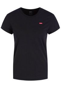 Levi's® T-Shirt Perfect Tee 39185-0008 Czarny Regular Fit. Kolor: czarny. Materiał: bawełna