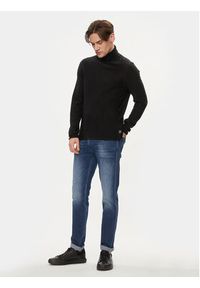 Replay Golf UK2507.000.G22230 Czarny Regular Fit. Typ kołnierza: golf. Kolor: czarny. Materiał: syntetyk #7