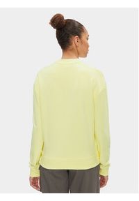 Calvin Klein Bluza Hero Logo K20K205450 Żółty Regular Fit. Kolor: żółty. Materiał: bawełna