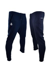 Real Madrid - Spodnie dresowe Real Madryt Premium - 2XL. Kolor: niebieski. Materiał: dresówka. Sport: piłka nożna