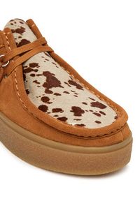 Clarks Półbuty Boxbee Walla. 26329295 Brązowy. Kolor: brązowy. Materiał: skóra, zamsz #3