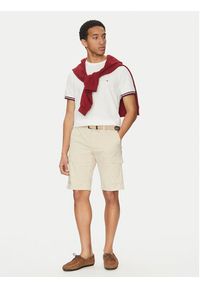 TOMMY HILFIGER - Tommy Hilfiger Szorty materiałowe John MW0MW31244 Beżowy Regular Fit. Kolor: beżowy. Materiał: bawełna #5