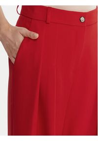 Maryley Spodnie materiałowe 25IB579/43MA Czerwony Regular Fit. Kolor: czerwony. Materiał: syntetyk #4