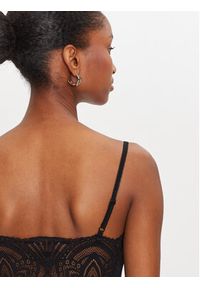 Morgan Top 242-BINGO Czarny Slim Fit. Kolor: czarny. Materiał: syntetyk #5