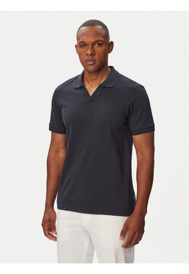 JOOP! Polo Jj-Basiras 30103401 Granatowy Regular Fit. Typ kołnierza: polo. Kolor: niebieski. Materiał: bawełna