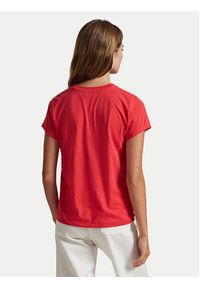 Polo Ralph Lauren T-Shirt 211898698035 Czerwony Regular Fit. Typ kołnierza: polo. Kolor: czerwony. Materiał: bawełna #4