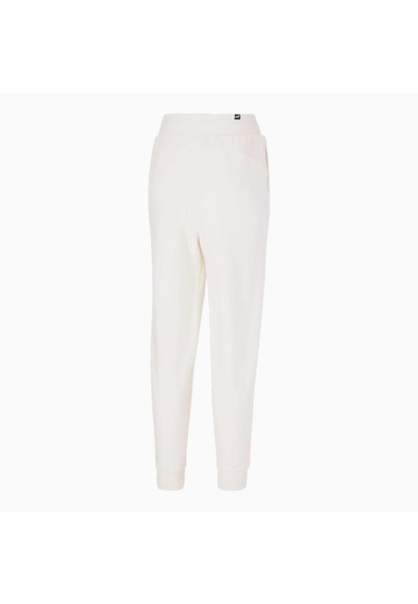 Spodnie damskie Puma ESS+ Embroidery High-Waist Pants FL. Stan: podwyższony. Kolor: biały