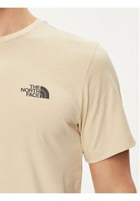 The North Face T-Shirt Simple Dome NF0A87NG Beżowy Regular Fit. Kolor: beżowy. Materiał: bawełna #7