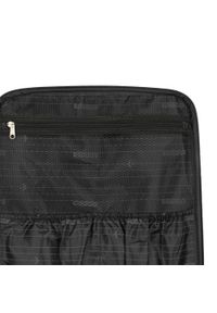 Wittchen - Średnia miękka walizka z czerwonym suwakiem. Kolor: szary. Materiał: poliester #4