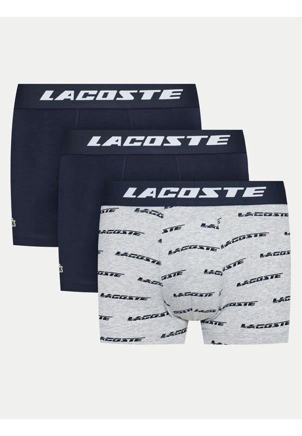 Lacoste Komplet 3 par bokserek 5H5914 Kolorowy. Materiał: bawełna. Wzór: kolorowy