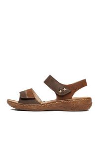 Rieker Sandały CEO-V2860-24 Brązowy. Kolor: brązowy. Materiał: materiał #5
