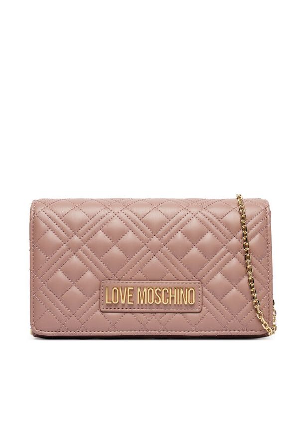 Love Moschino - LOVE MOSCHINO Torebka JC4079PP0OLA0600 Różowy. Kolor: różowy. Materiał: skórzane