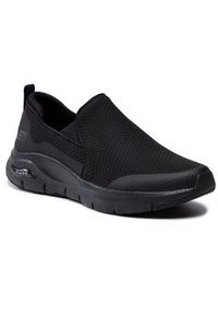 skechers - Skechers Sneakersy Banlin 232043/BBK Czarny. Kolor: czarny. Materiał: materiał #4