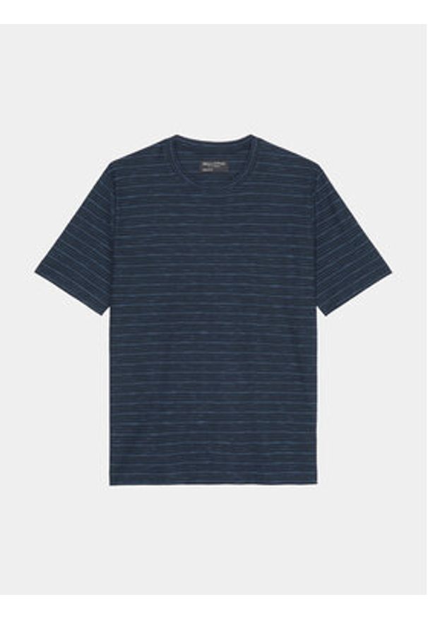 Marc O'Polo T-Shirt M22 2186 51040 Granatowy Regular Fit. Typ kołnierza: polo. Kolor: niebieski. Materiał: bawełna