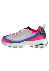 skechers - Buty do chodzenia damskie, Skechers D'Lites Fresh Air. Zapięcie: sznurówki. Kolor: wielokolorowy. Materiał: materiał, syntetyk, tkanina. Szerokość cholewki: normalna. Sport: turystyka piesza