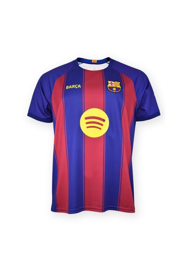 Koszulka domowa Lamine Yamal FC Barcelona 25/26 dla dzieci. Kolor: wielokolorowy, czerwony. Sport: piłka nożna