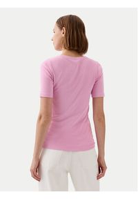 GAP - Gap T-Shirt 540635-10 Różowy Slim Fit. Kolor: różowy. Materiał: bawełna #5
