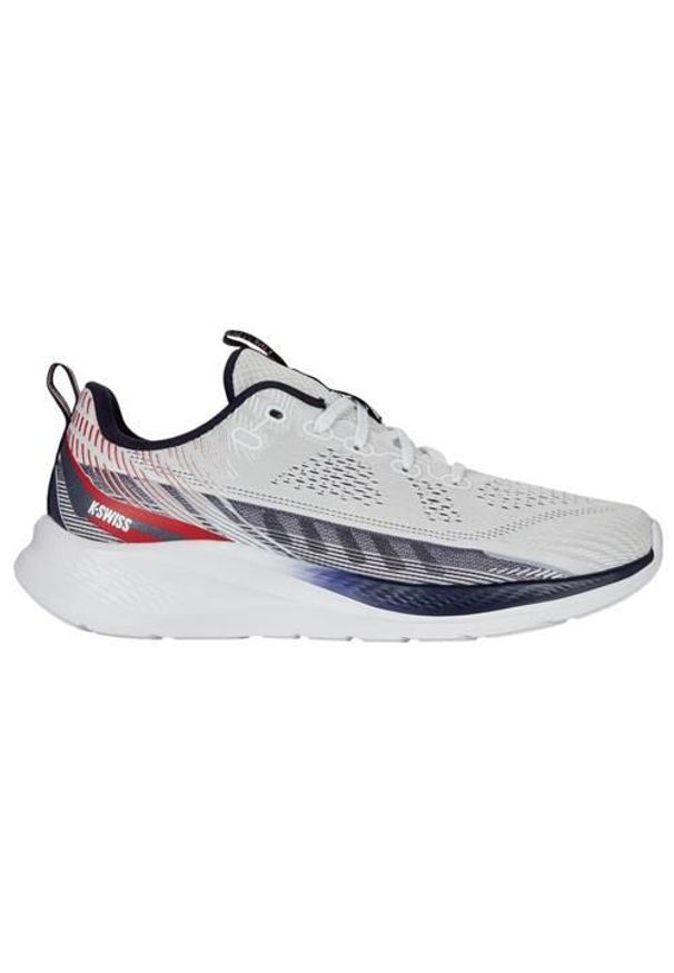 Buty do chodzenia męskie K-Swiss Proto. Kolor: biały. Materiał: materiał, syntetyk. Szerokość cholewki: normalna. Sport: turystyka piesza