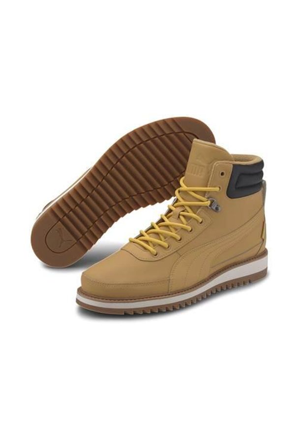 Buty do chodzenia męskie Puma Winterstiefel Desierto V2. Kolor: beżowy, czarny, wielokolorowy. Sport: turystyka piesza