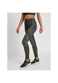 Damskie legginsy mid-rise Hummel MT Mila. Kolor: czarny