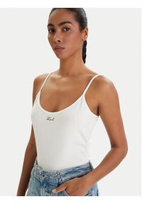 Karl Lagerfeld - KARL LAGERFELD Komplet topów B1W47021 Czarny Slim Fit. Typ kołnierza: dekolt w karo. Kolor: czarny. Materiał: bawełna #3