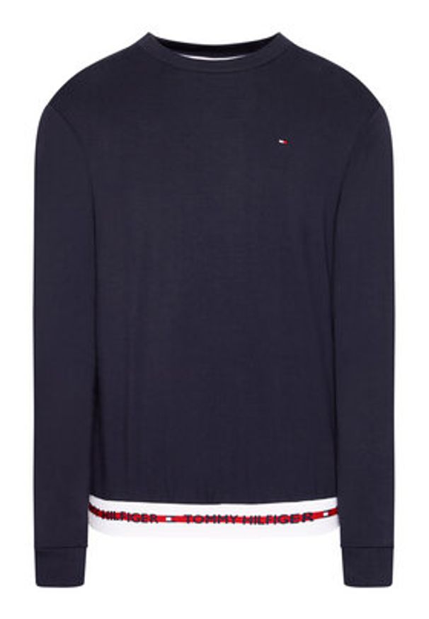 TOMMY HILFIGER - Tommy Hilfiger Bluza Track Top UM0UM01928 Granatowy Regular Fit. Kolor: niebieski
