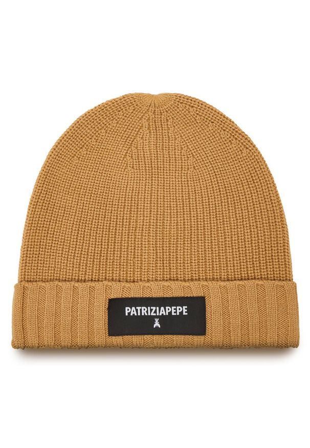 Czapka Patrizia Pepe. Kolor: brązowy