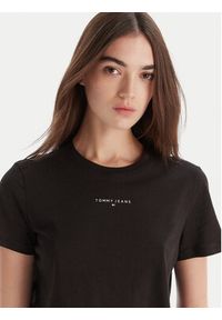 Tommy Jeans T-Shirt Linear DW0DW21964 Czarny Regular Fit. Kolor: czarny. Materiał: bawełna, wiskoza #3